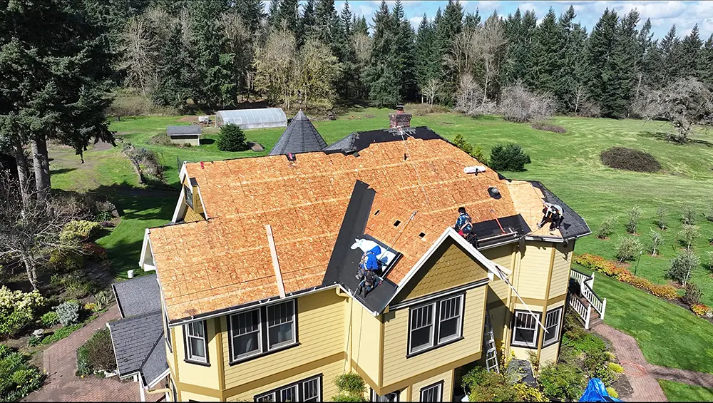 Roofing installation by Dexica Construction in Hubbard, OR