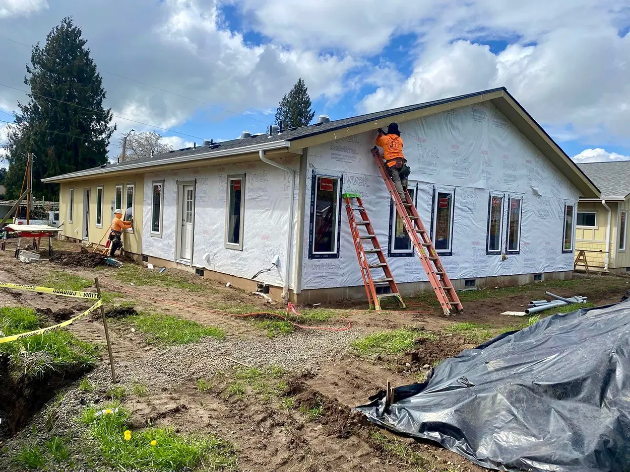 Residential siding project by Dexica Construction